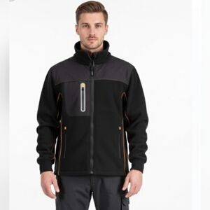 Refrigiwear Men's Black Fleece Insulated Jacket Sz XL